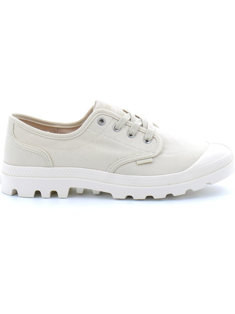 Baskets en Textile Palladium Beige - Kiabi