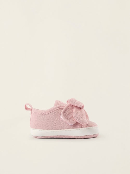 Baskets en Tissu avec Noeud - Kiabi