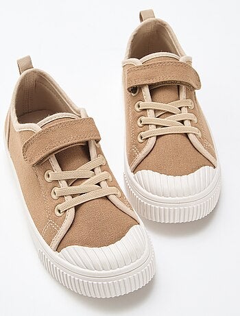 Baskets en toile à scratch