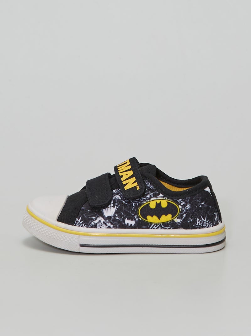 Baskets en toile 'Batman' noir - Kiabi