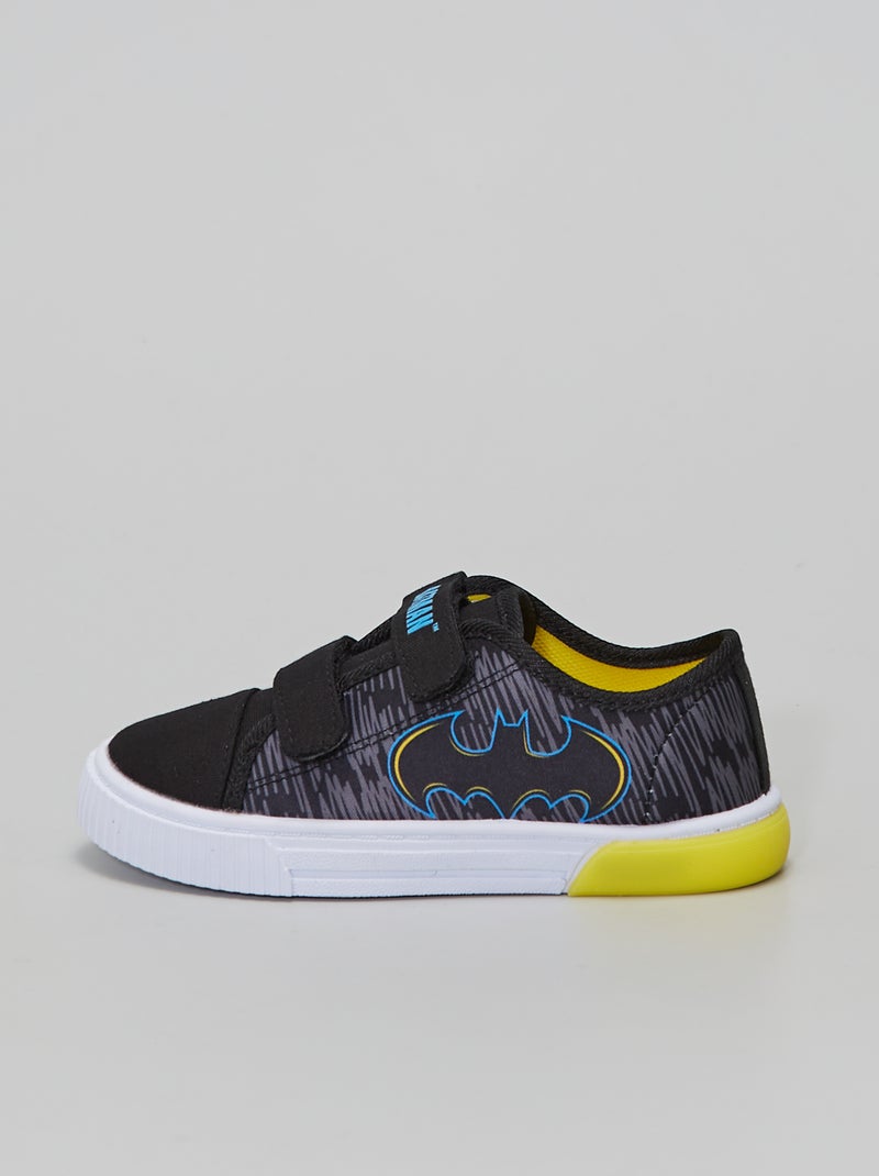 Baskets en toile 'Batman' noir - Kiabi