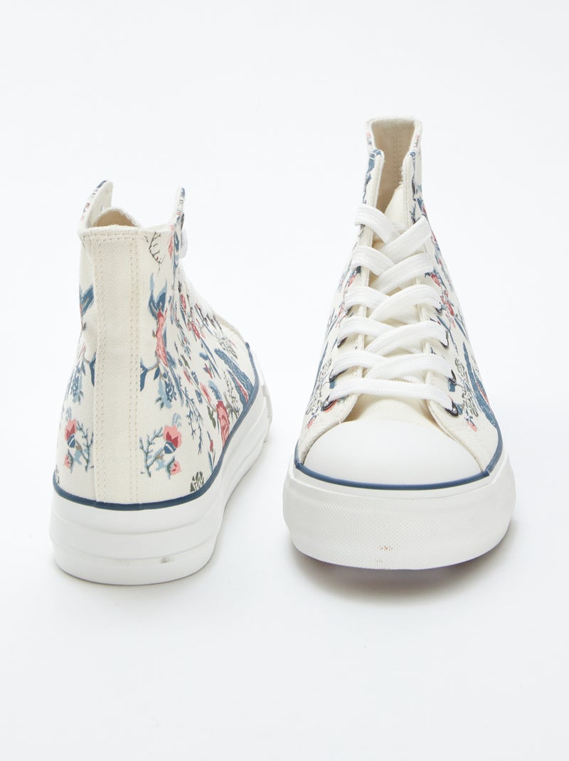 Baskets en toile BEIGE - Kiabi