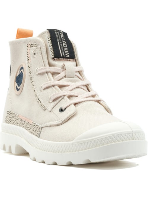 Baskets en Toile Coton Palladium - Kiabi