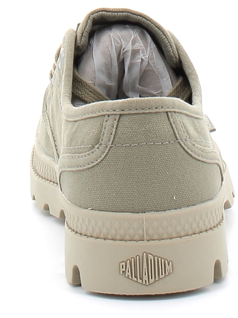 Baskets en Toile Coton Palladium Beige - Kiabi