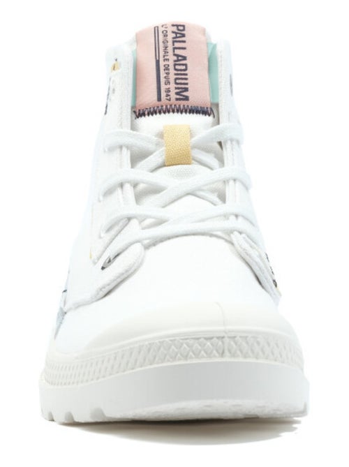 Baskets en Toile Coton Palladium - Kiabi
