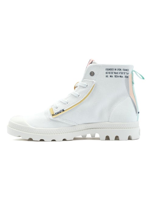 Baskets en Toile Coton Palladium - Kiabi