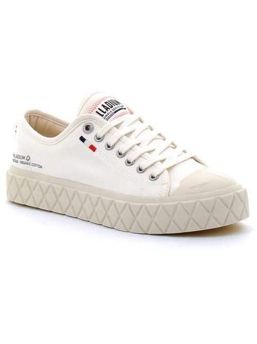 Baskets en Toile Coton Palladium - Kiabi