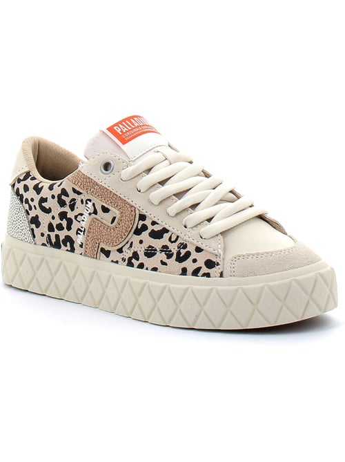 Baskets en Toile Coton Palladium - Kiabi