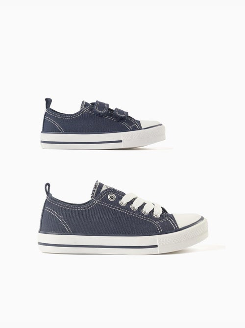 Baskets en toile denim - Kiabi