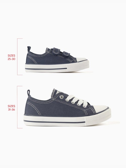 Baskets en toile denim - Kiabi