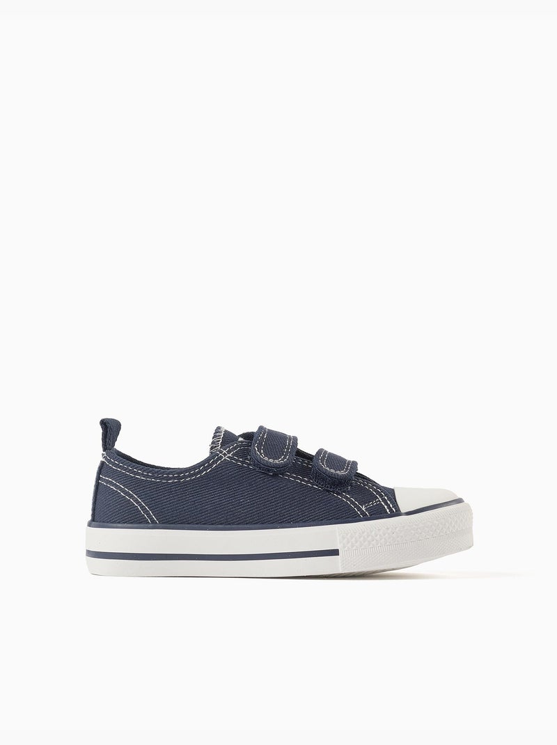 Baskets en toile denim Bleu foncé - Kiabi