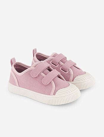Baskets en toile imprimé damiers