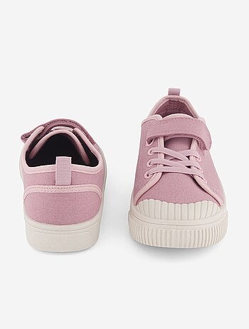 Baskets en toile imprimé damiers