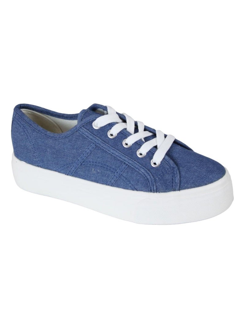 Baskets en toile Kebello Bleu - Kiabi