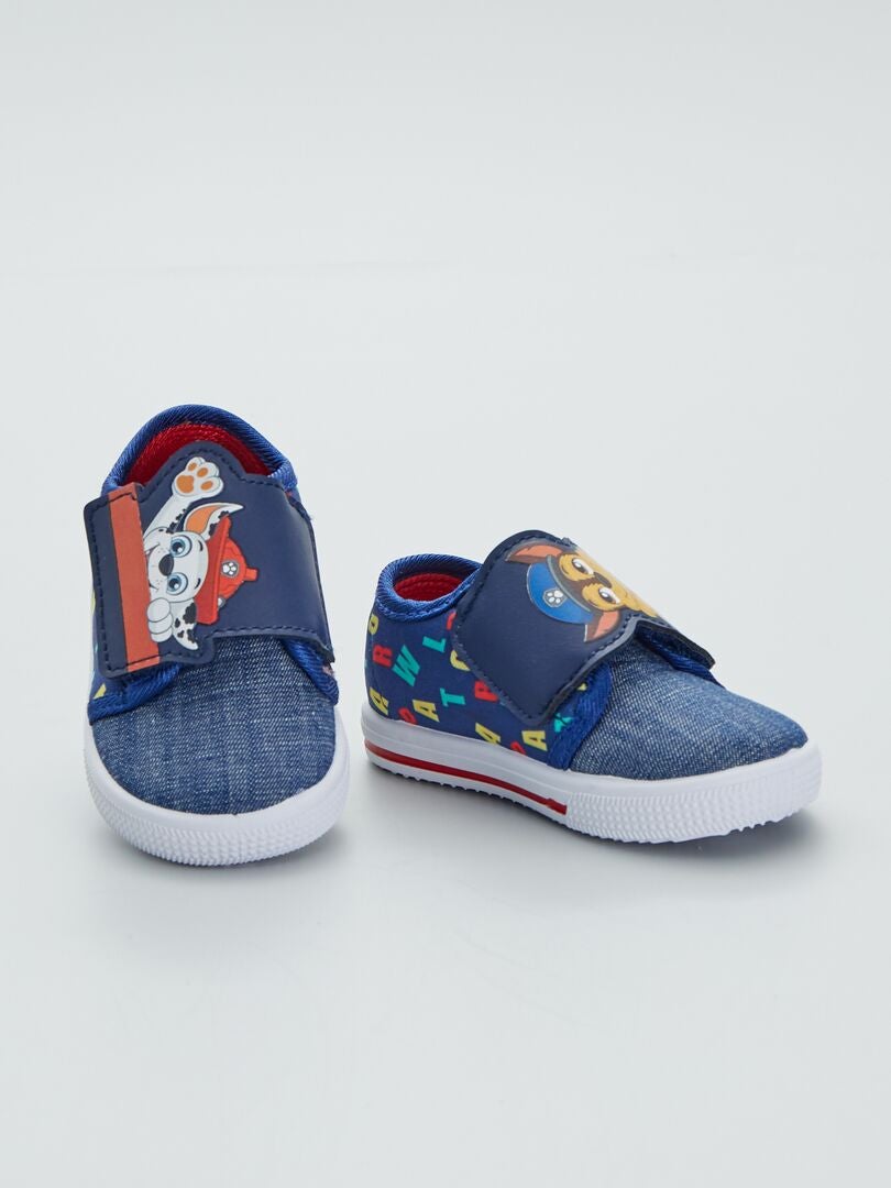 Baskets en toile 'Pat' Patrouille' bleu - Kiabi
