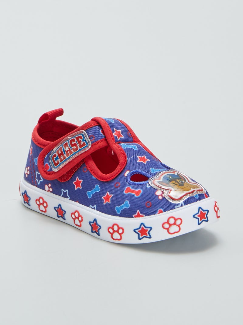 Baskets en toile 'Pat' Patrouille' Bleu/rouge - Kiabi