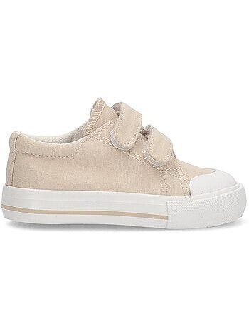 Baskets en toile pour filles à semelles plates - luna kids