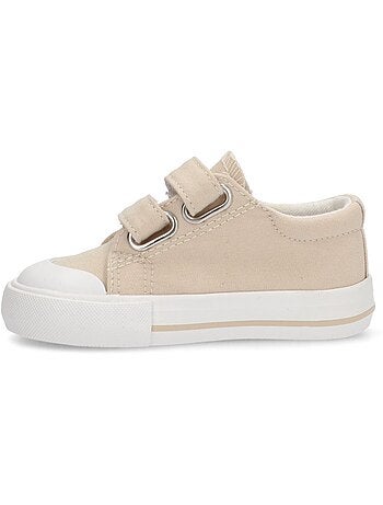 Baskets en toile pour filles à semelles plates - luna kids