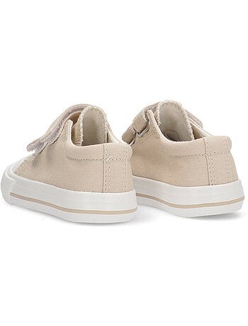 Baskets en toile pour filles à semelles plates - luna kids