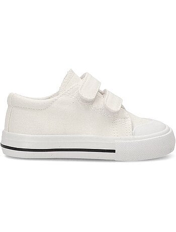 Baskets en toile pour filles à semelles plates - luna kids