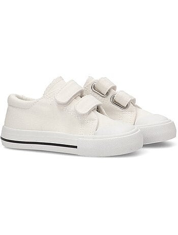 Baskets en toile pour filles à semelles plates - luna kids