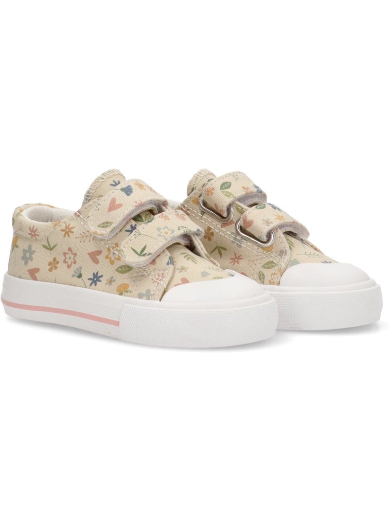 Baskets en toile pour filles à semelles plates - luna kids Multicolore - Kiabi