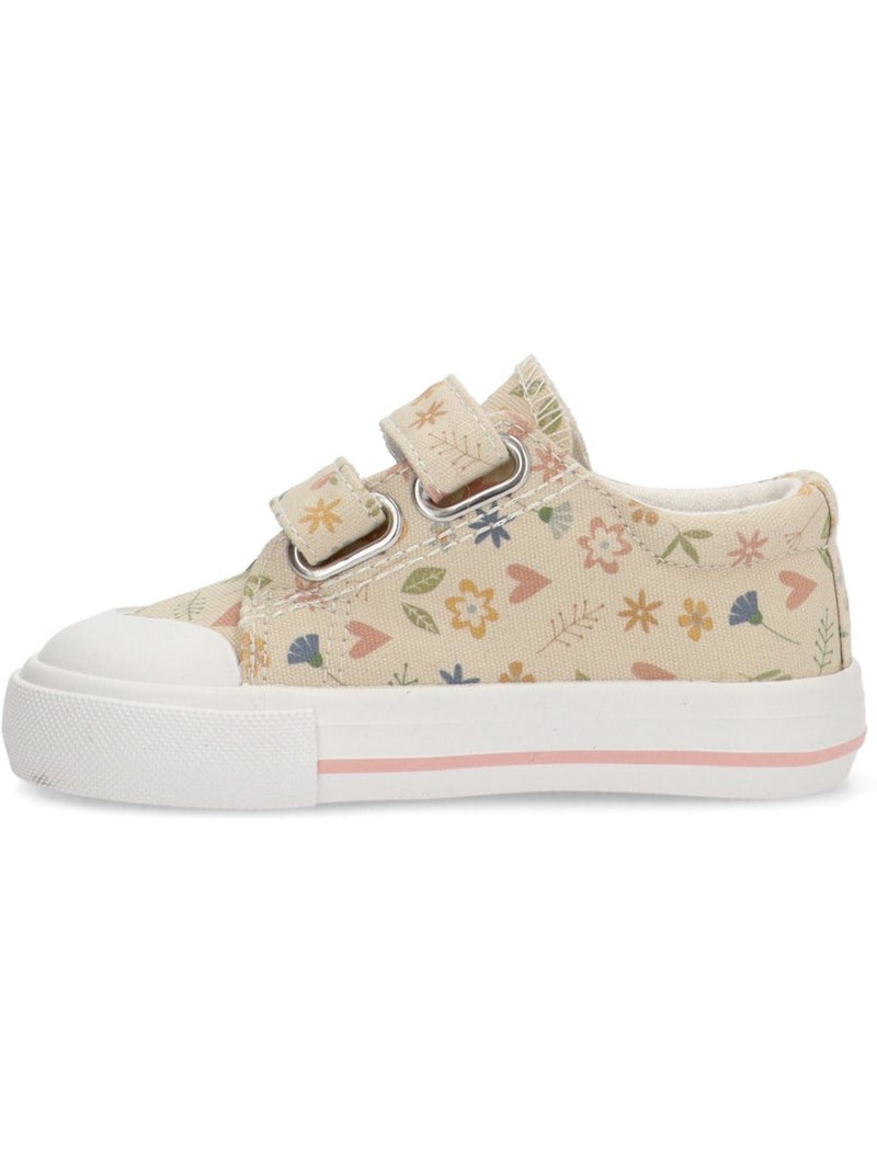 Baskets en toile pour filles à semelles plates - luna kids Multicolore - Kiabi