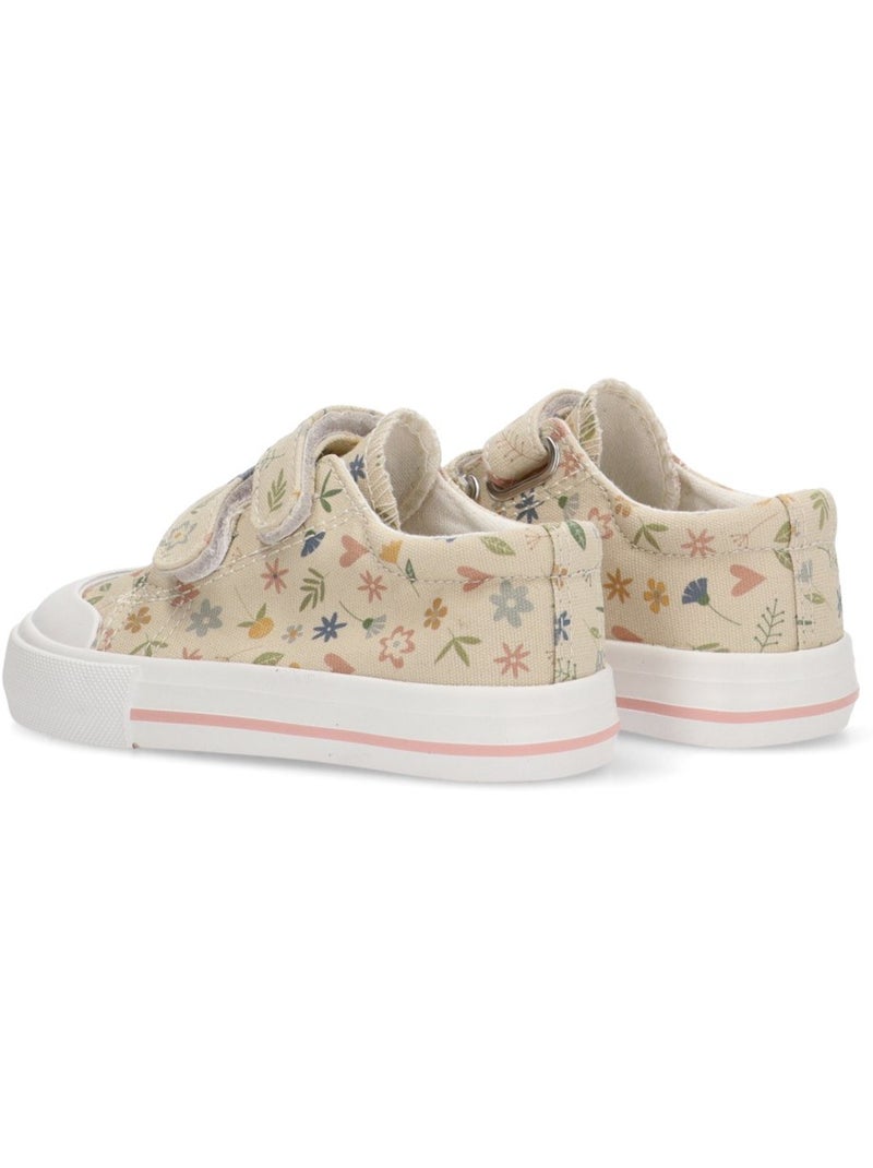 Baskets en toile pour filles à semelles plates - luna kids Multicolore - Kiabi
