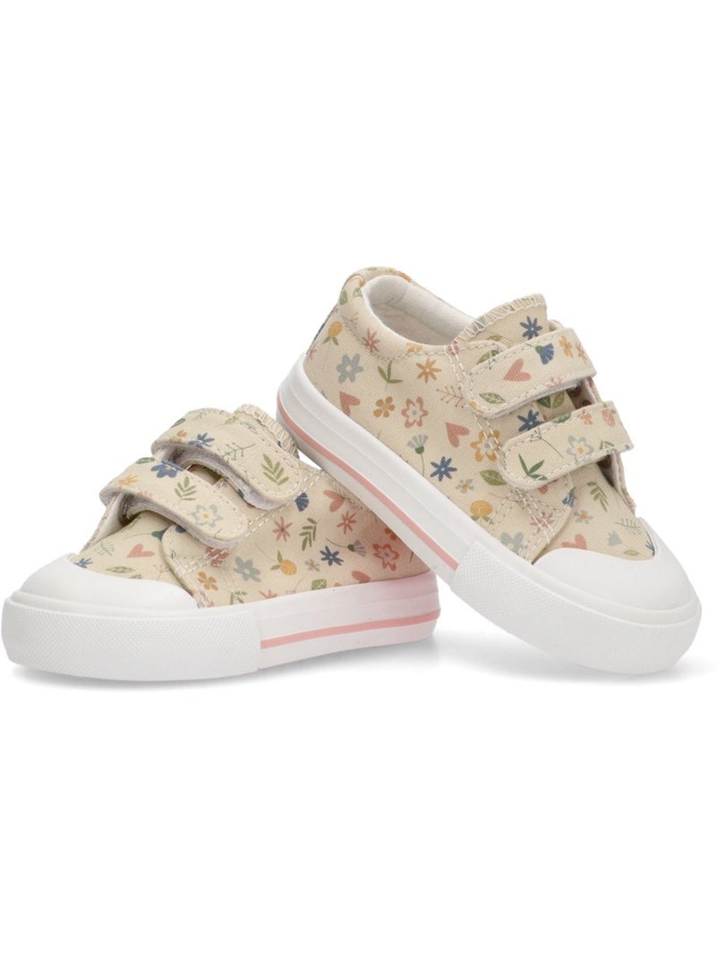 Baskets en toile pour filles à semelles plates - luna kids Multicolore - Kiabi