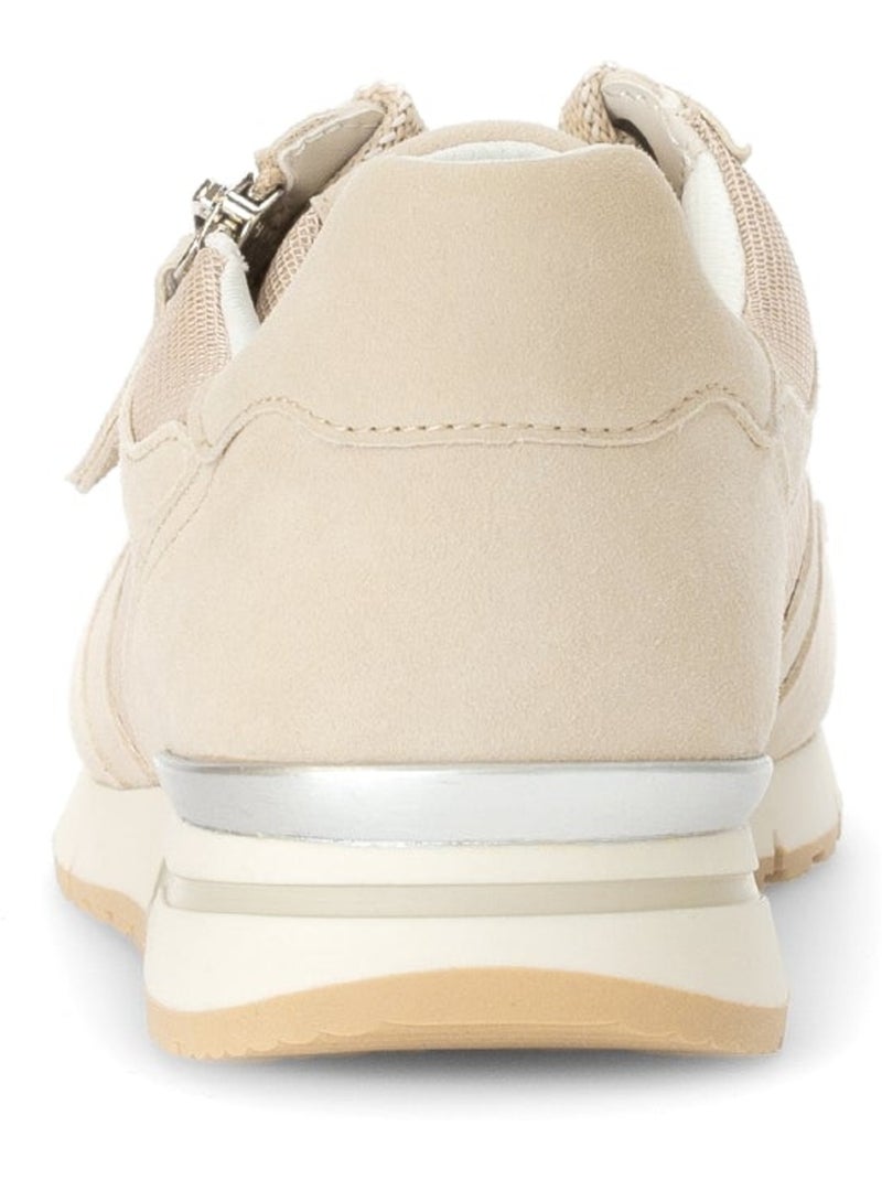 Baskets  en velours Beige - Kiabi