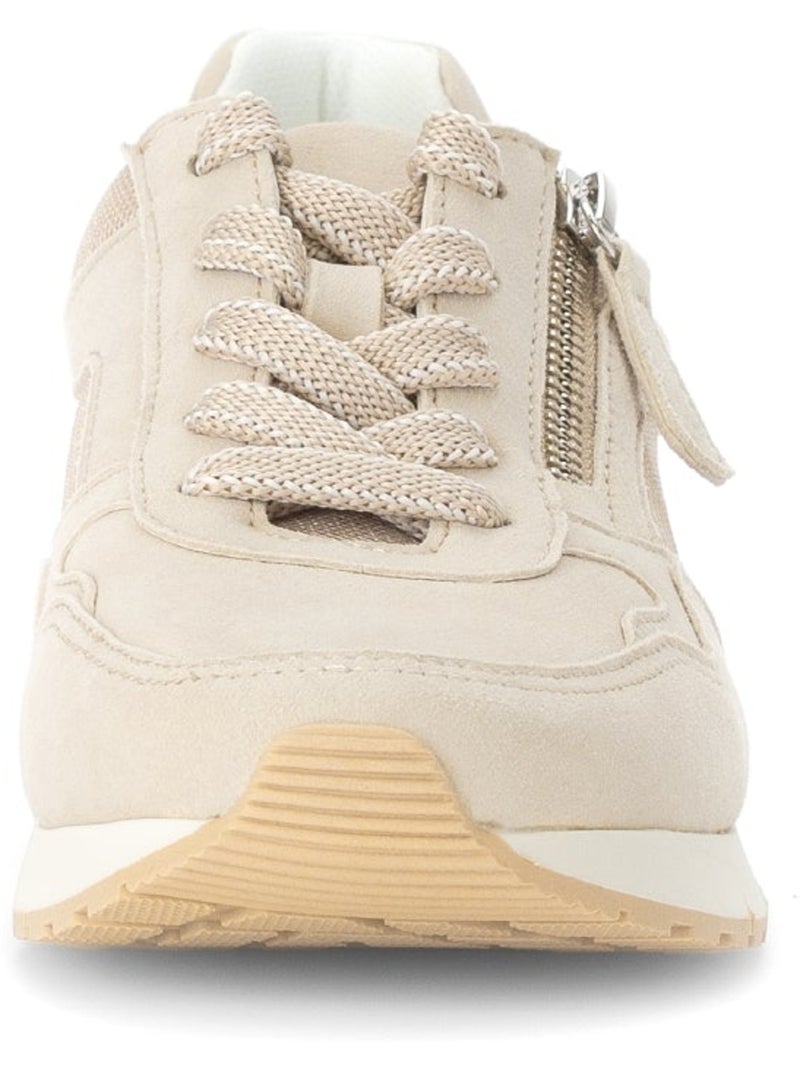 Baskets  en velours Beige - Kiabi