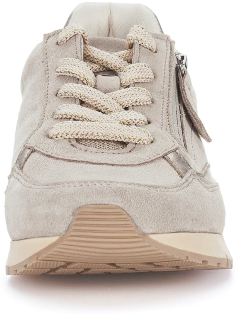 Baskets  en velours Beige - Kiabi