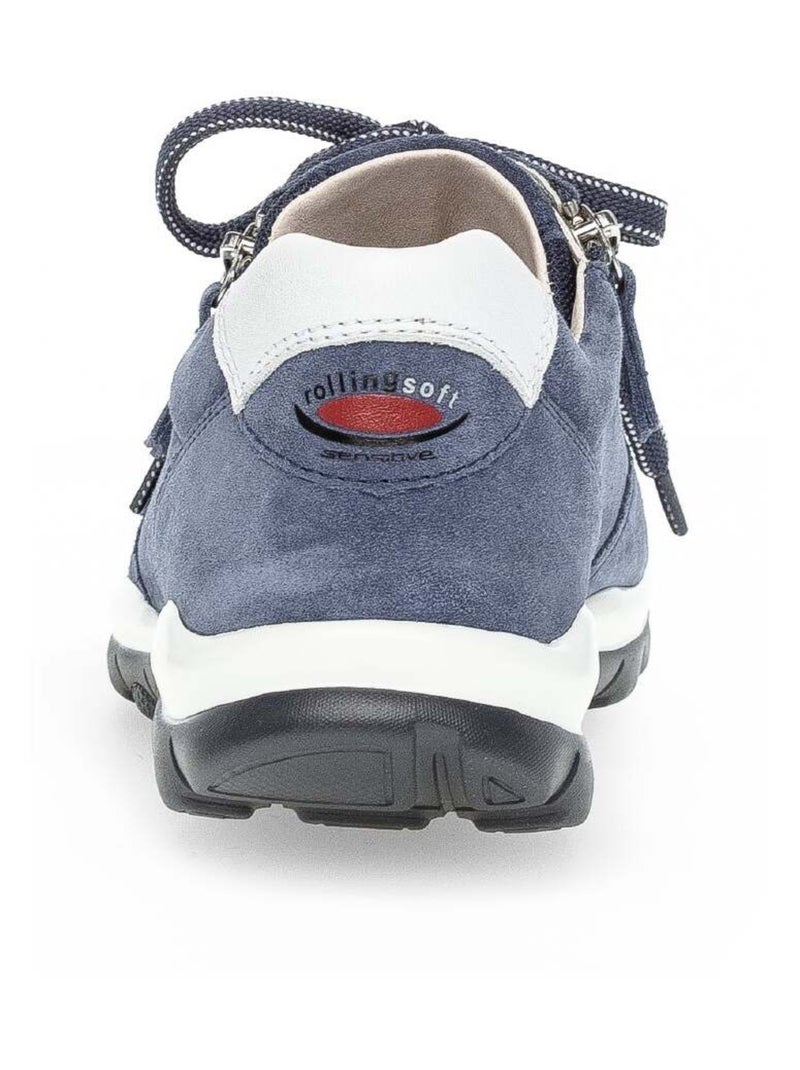 Baskets  en velours Bleu - Kiabi