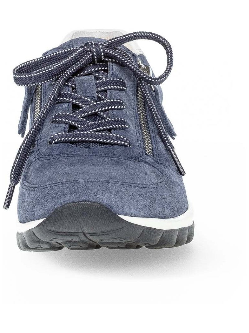 Baskets  en velours Bleu - Kiabi