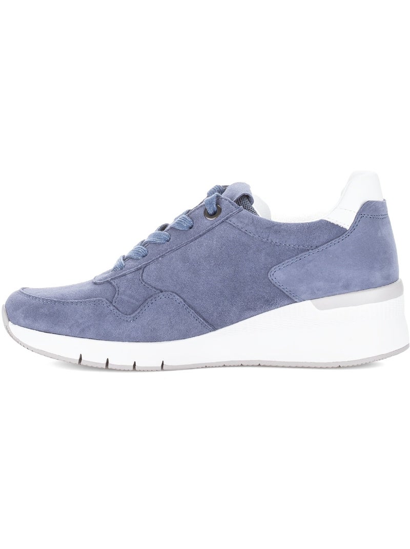 Baskets  en velours Bleu - Kiabi
