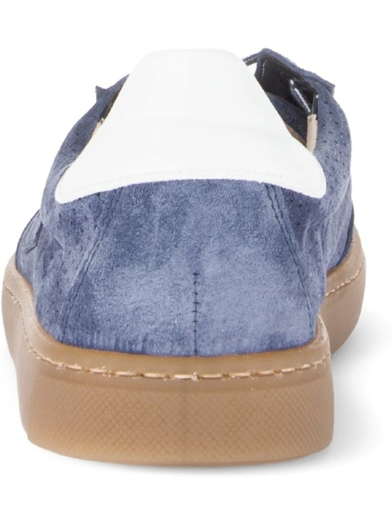 Baskets  en velours Bleu - Kiabi
