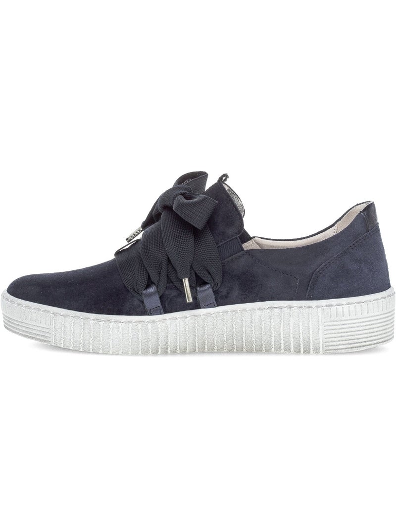 Baskets  en velours Bleu - Kiabi