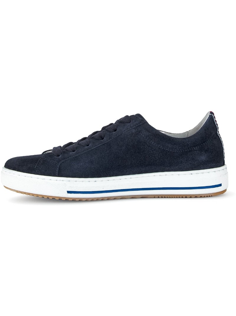Baskets  en velours Bleu - Kiabi