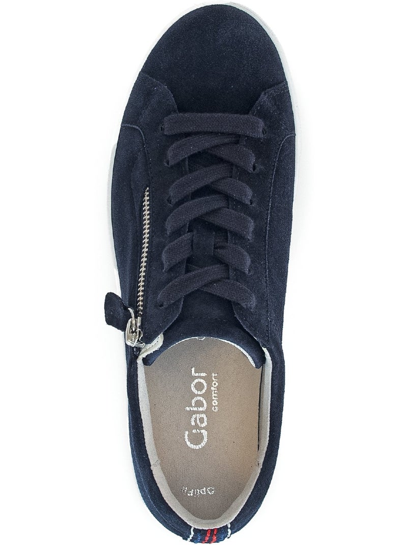 Baskets  en velours Bleu - Kiabi