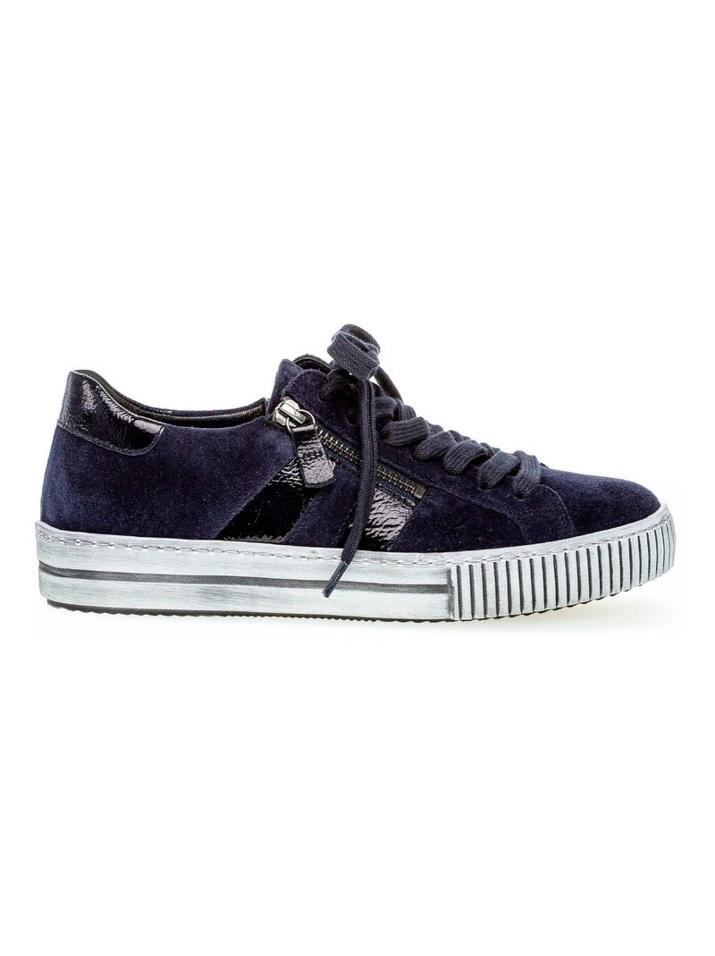 Baskets  en velours Gabor Bleu - Kiabi