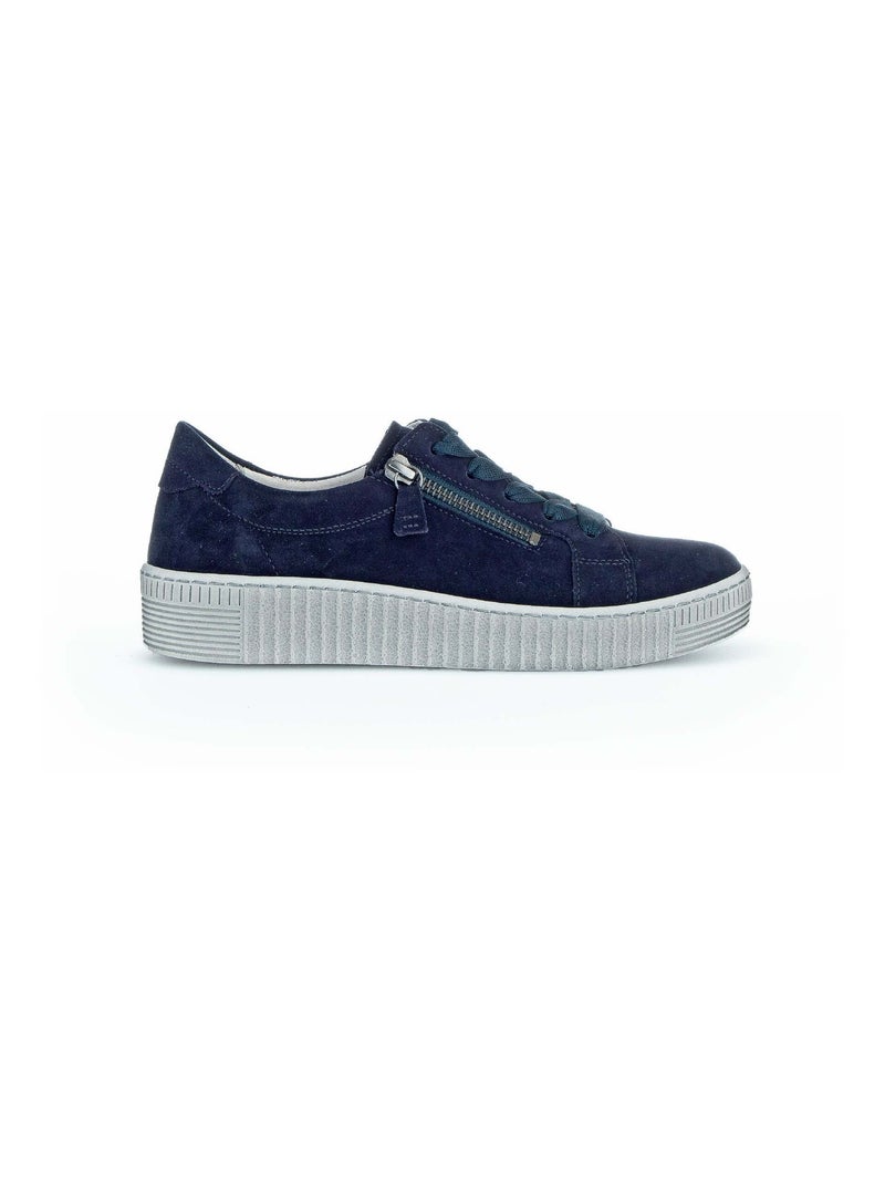 Baskets  en velours Gabor Bleu marine - Kiabi