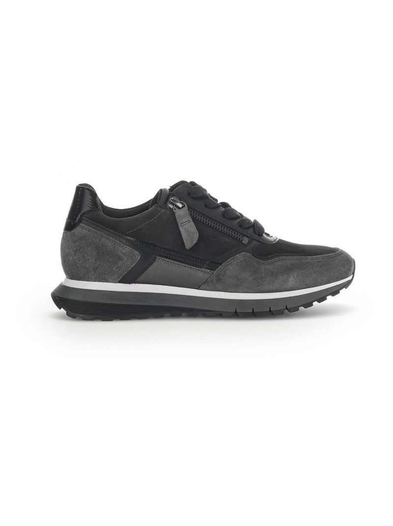 Baskets en velours Gabor Gris - Kiabi