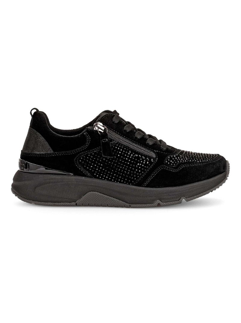 Baskets  en velours Gabor Noir Noir - Kiabi
