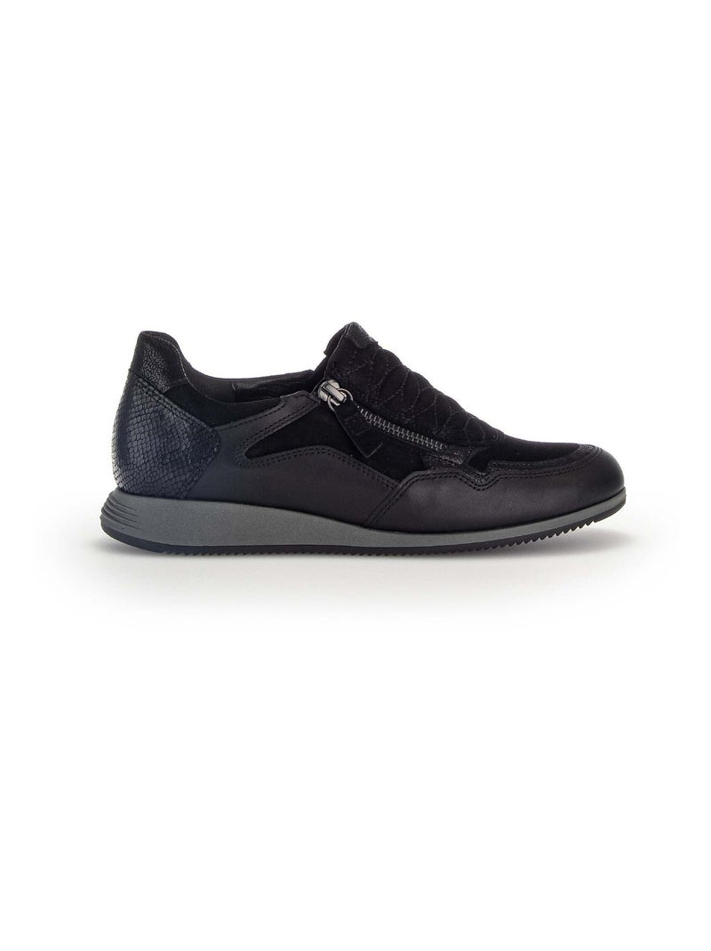 Baskets  en velours Gabor Noir Noir - Kiabi