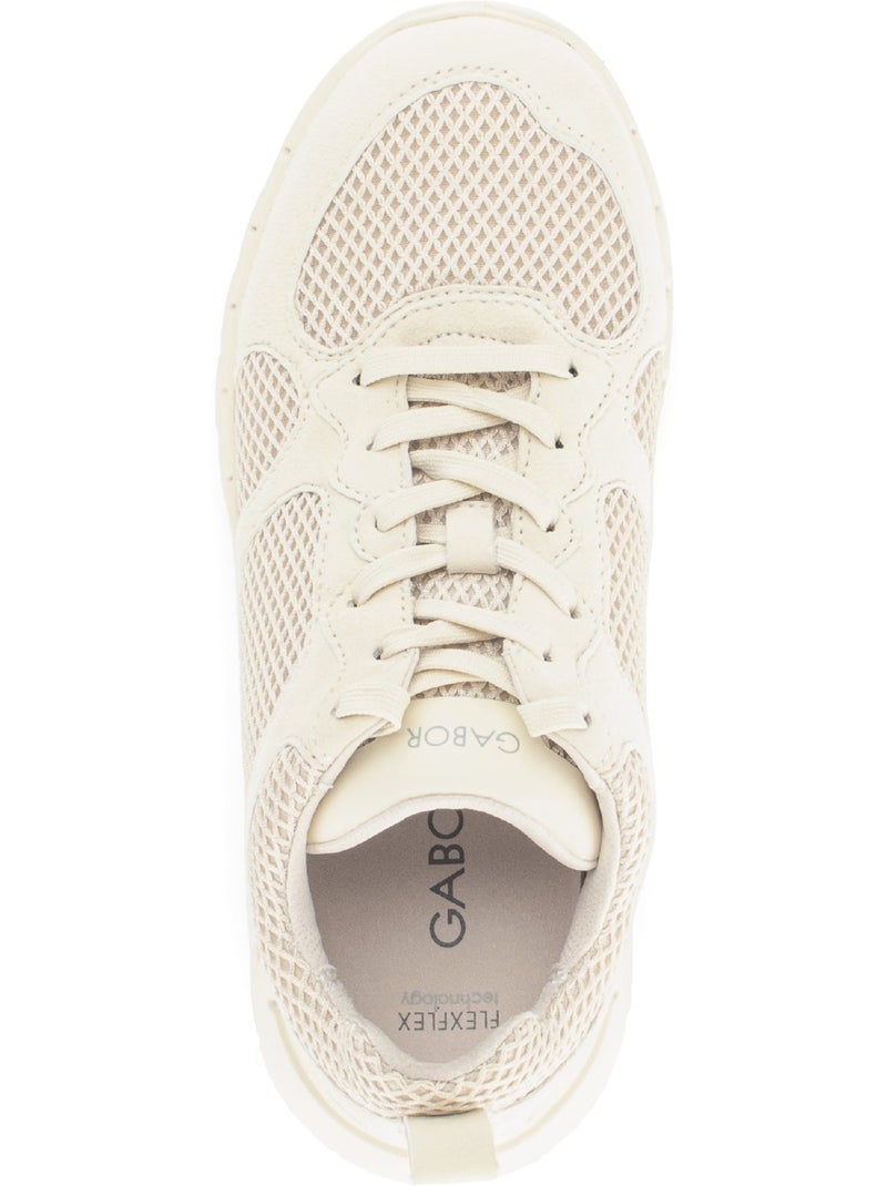 Baskets  en velours Jaune - Kiabi