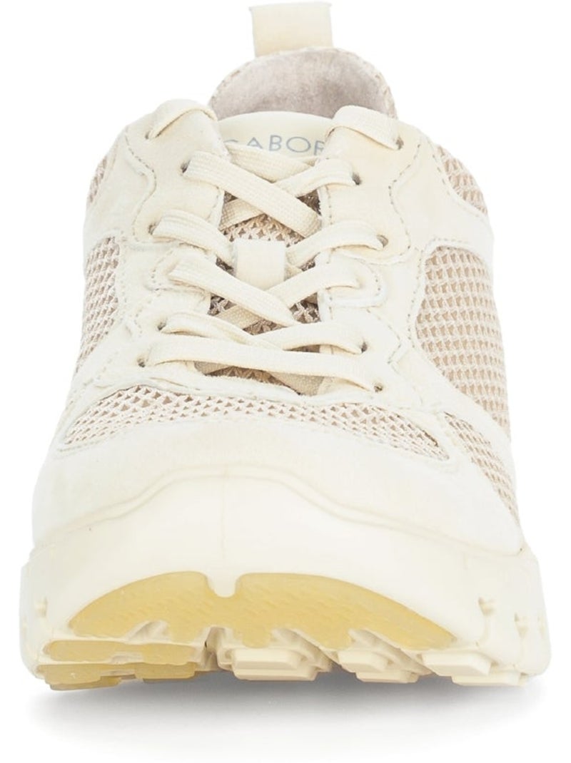 Baskets  en velours Jaune - Kiabi