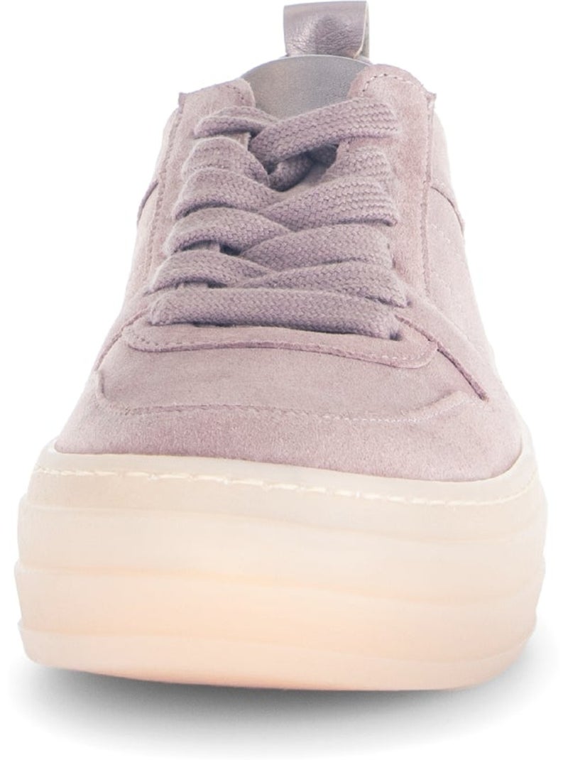 Baskets  en velours Rose - Kiabi