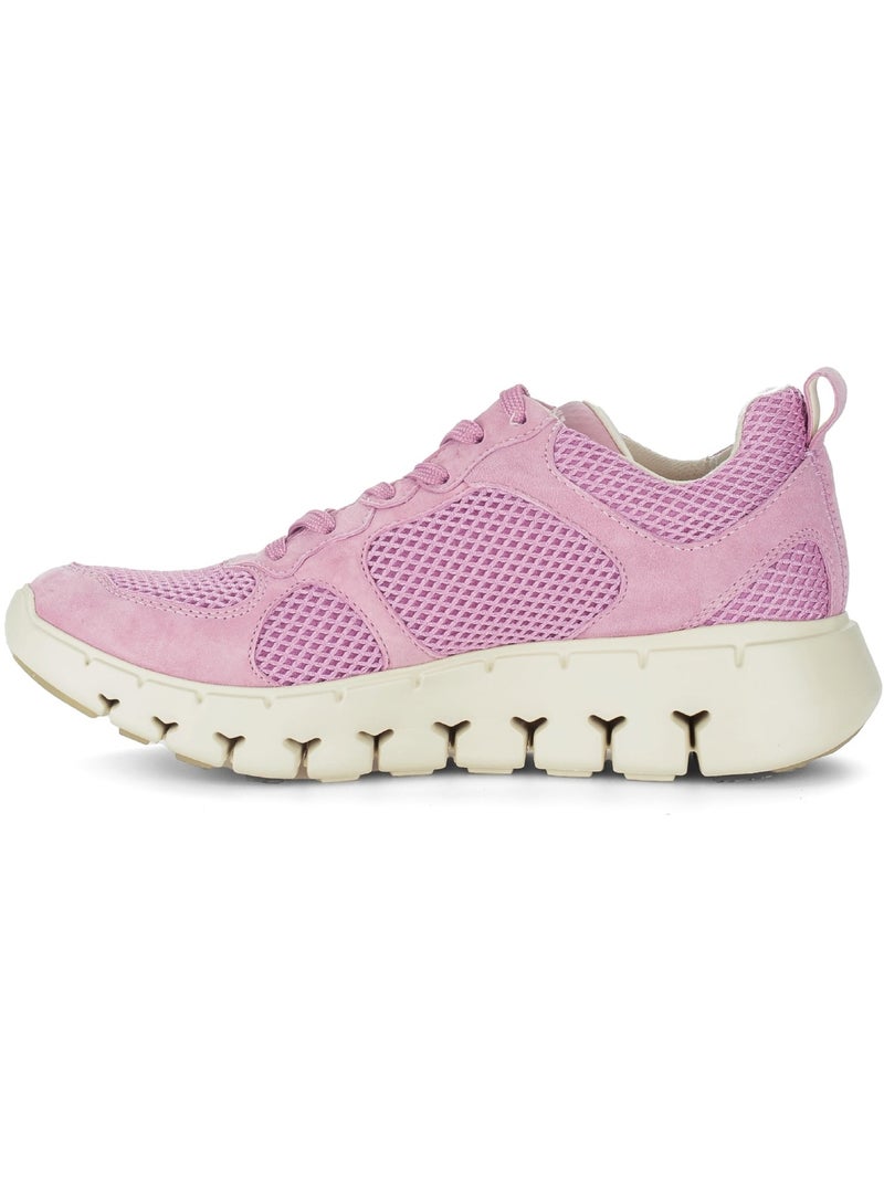 Baskets  en velours Rose - Kiabi