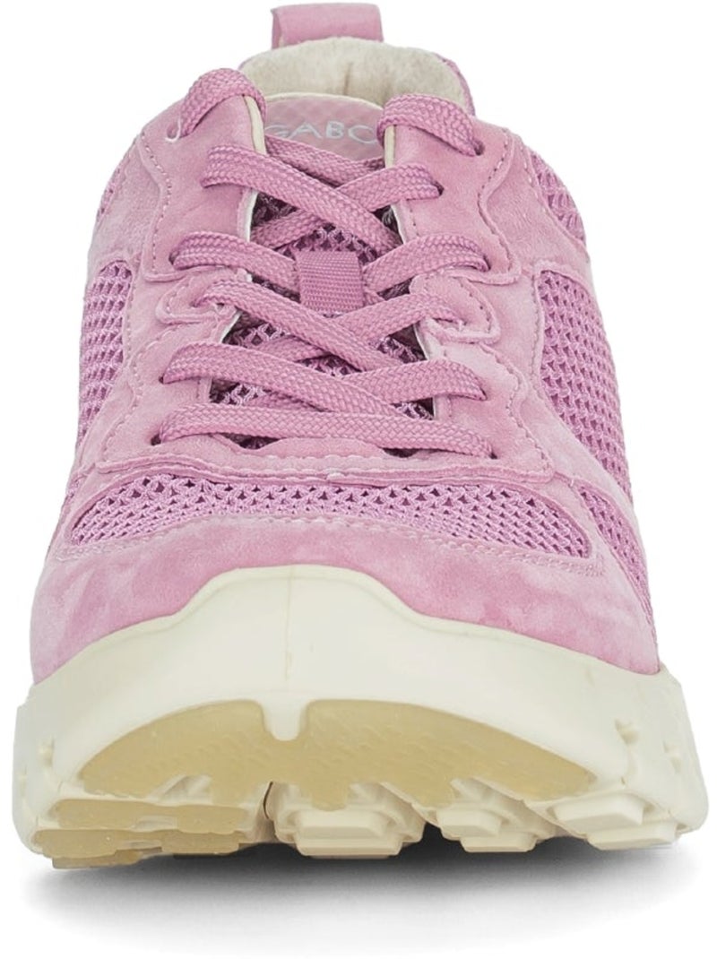 Baskets  en velours Rose - Kiabi