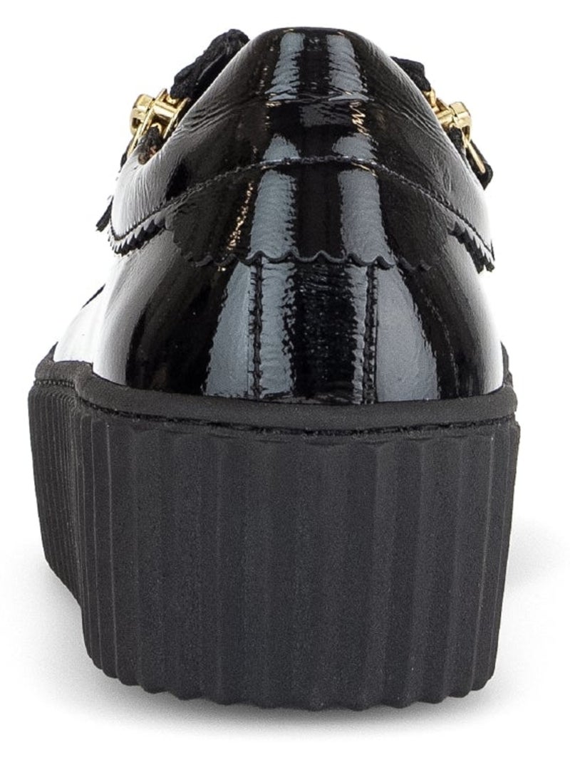 Baskets  en vernis Noir Noir - Kiabi